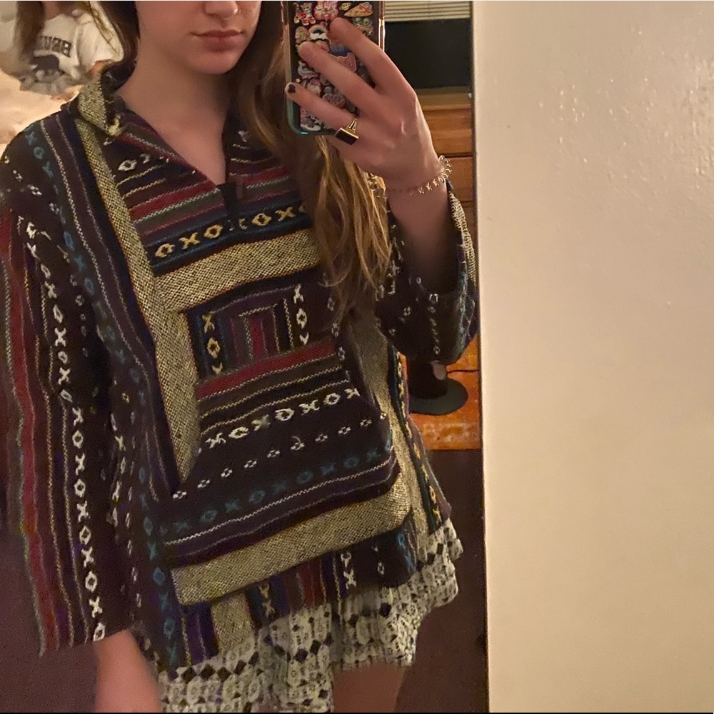 Baja hoodie/drug rug